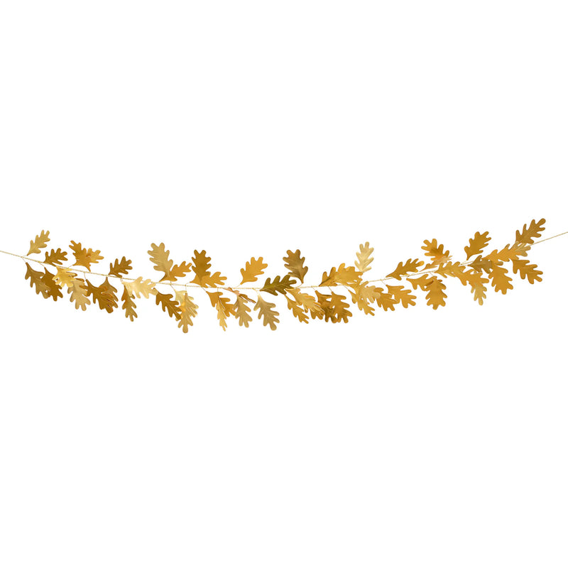 Meri Meri  Gold Oak Leaves Garland