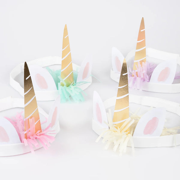 Meri Meri Meadow Unicorns Horn Headbands