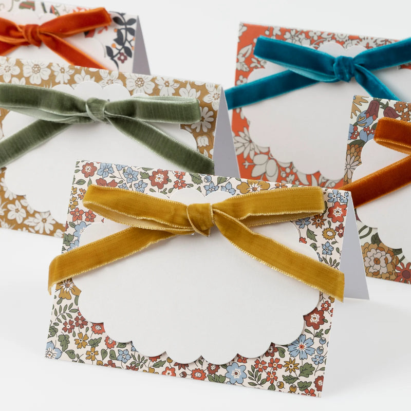 Meri Meri Meri Meri x Liberty Fall Place Cards