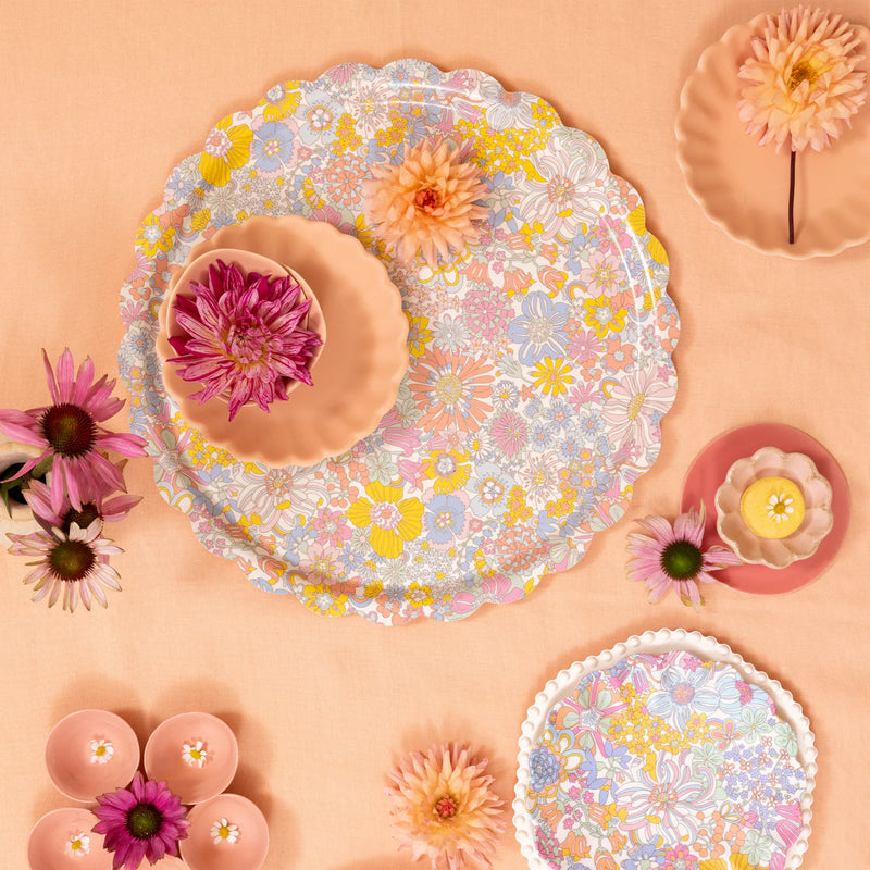 Meri Meri Meri Meri x Liberty Rainbow Garden Large Tray