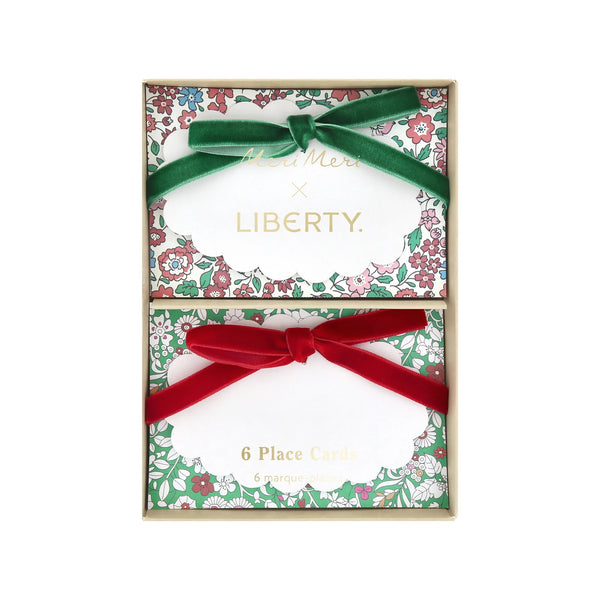 Meri Meri Meri Meri x Liberty Winter Place Cards