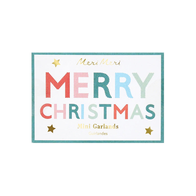 Meri Meri Merry Christmas Mini Matchbox Garland Set