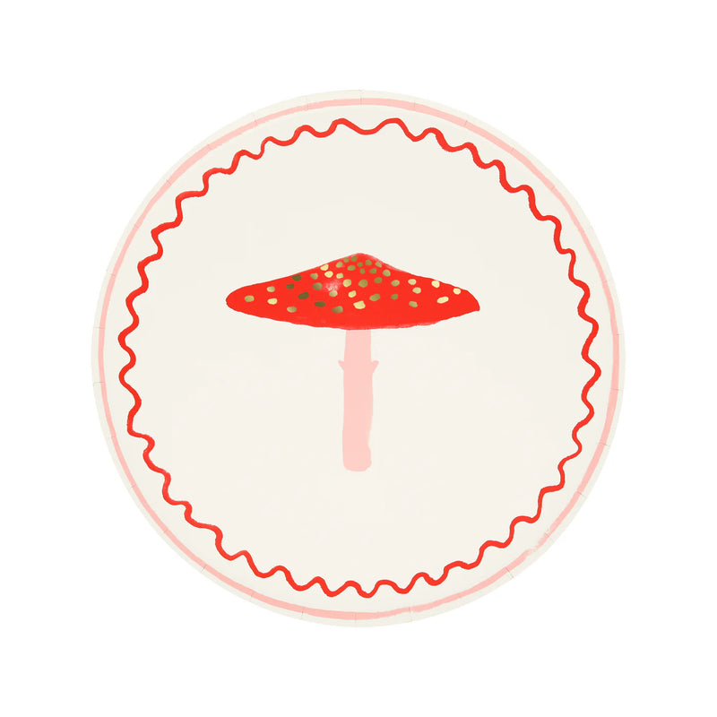 Meri Meri  Merry Mushrooms Side Plates