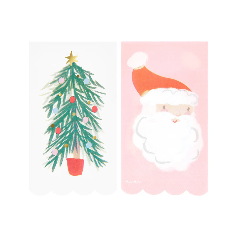 Meri Meri Mixed Christmas Icon Guest Towels