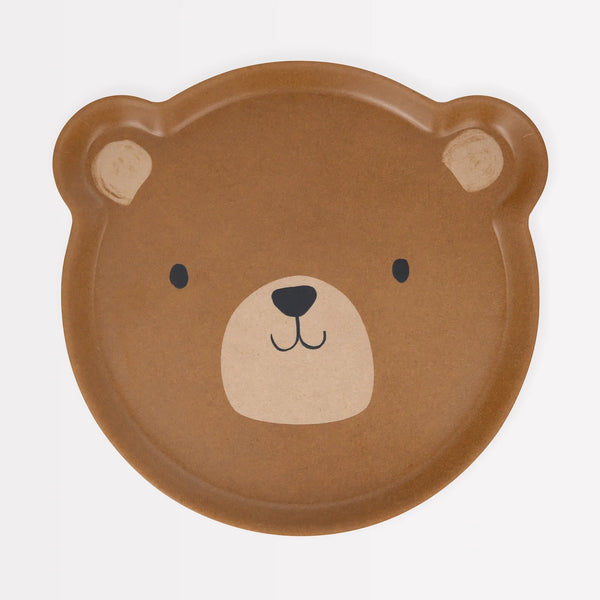 Meri Meri Reusable Bear Plate