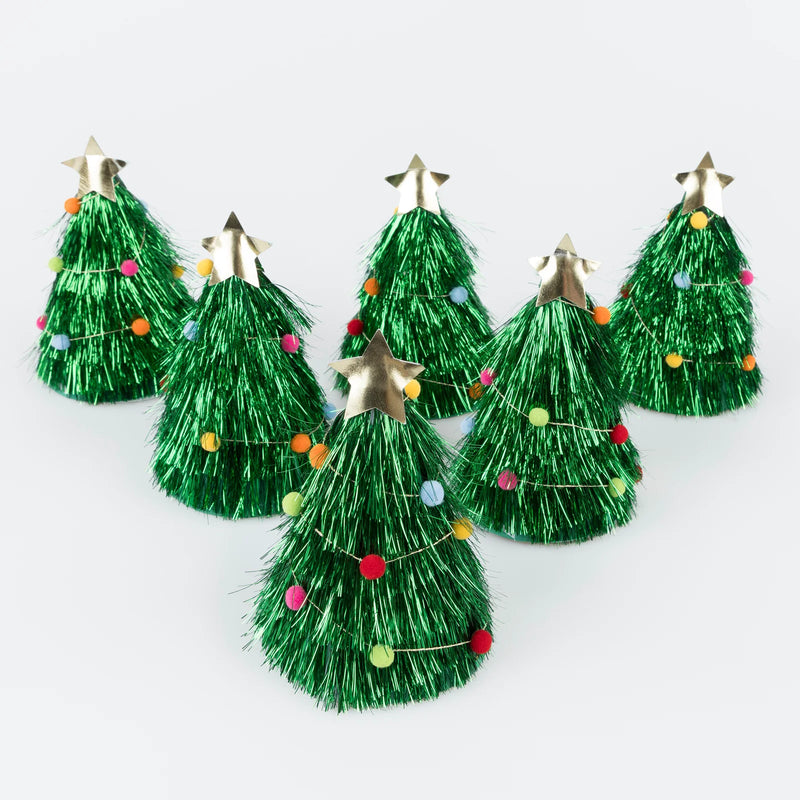 Meri Meri Tinsel Tree Party Hats
