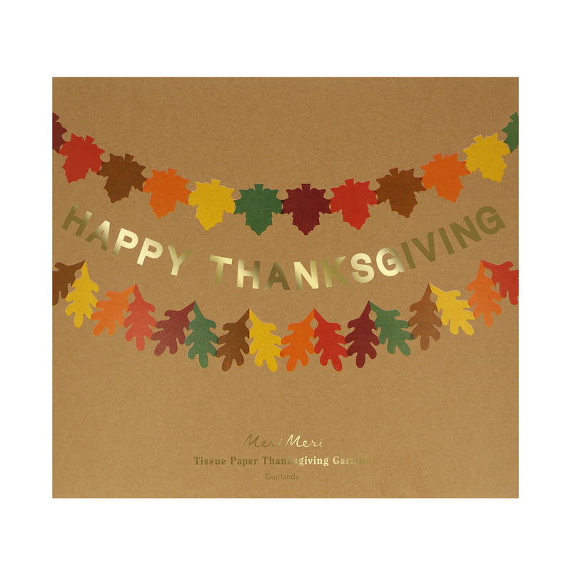 Meri Meri  Tissue Paper Thanksgiving Garland