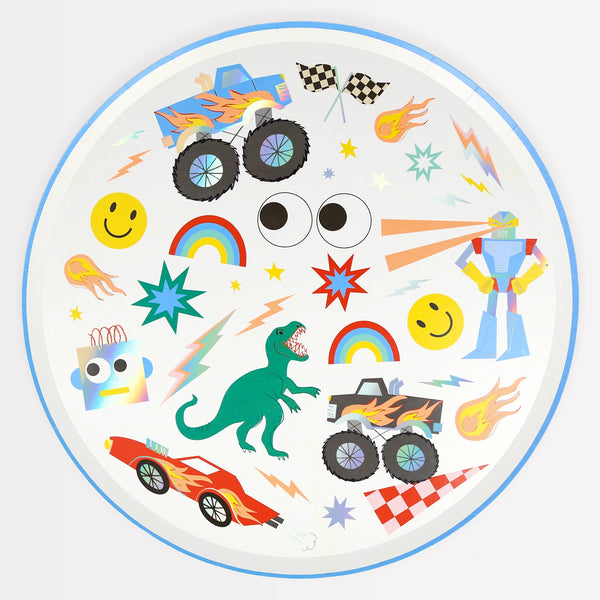Meri Meri Toybox Icon Dinner Plates
