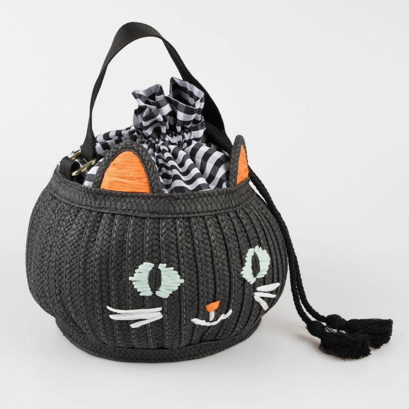 Meri Meri  Trick Or Treat Cat Basket Bag