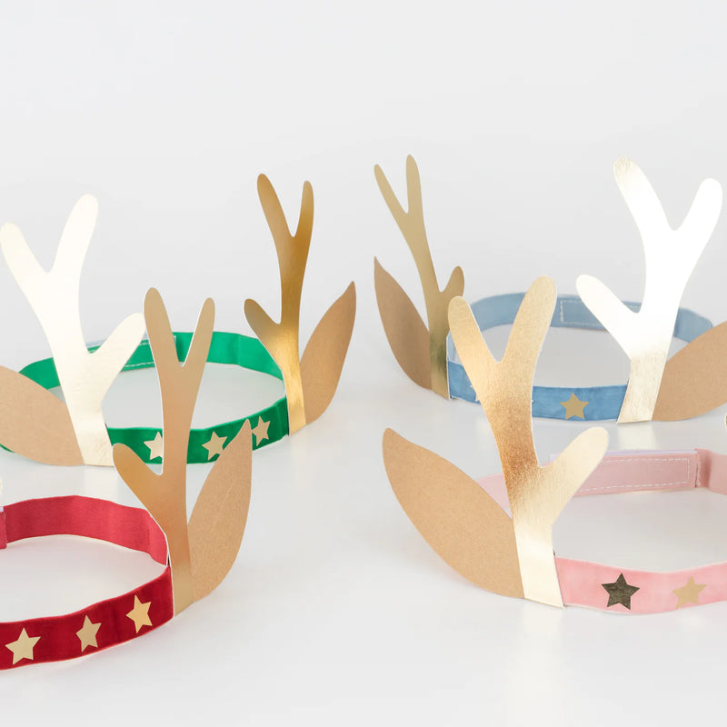 Meri Meri Velvet Antler Headbands