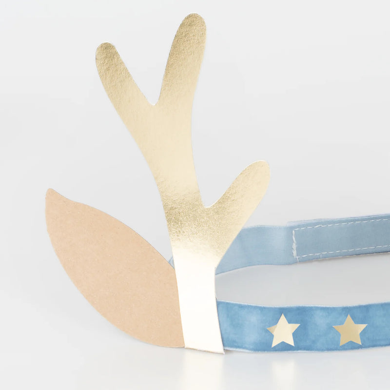 Meri Meri Velvet Antler Headbands