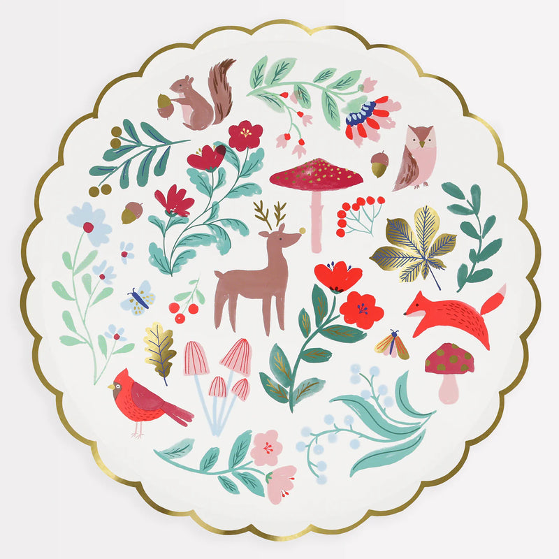 Meri Meri  Winter Woodland Dinner Plates