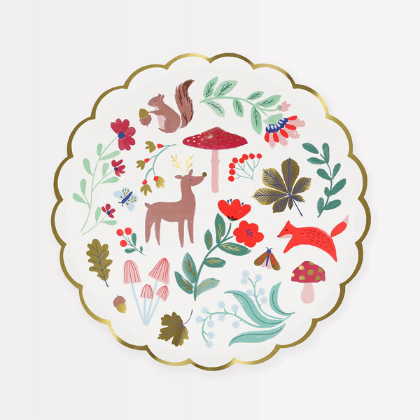 Meri Meri  Winter Woodland Side Plates