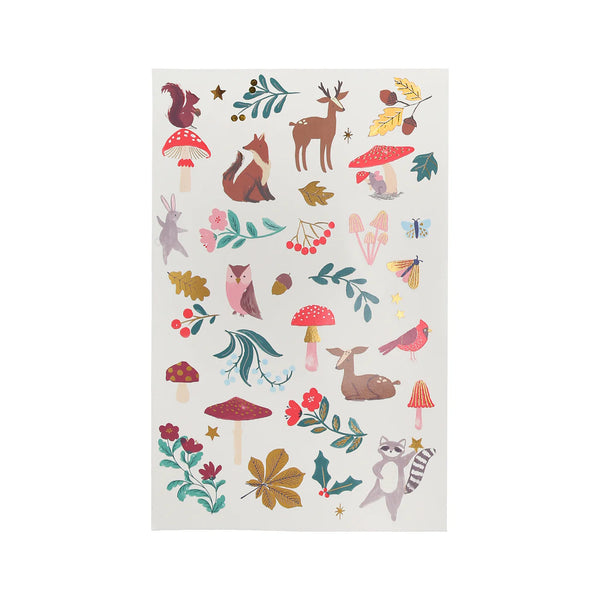 Meri Meri Woodland Temporary Tattoo Sheets