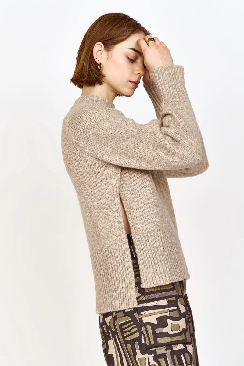 Mirth Aspen Open Side Pullover in Camel