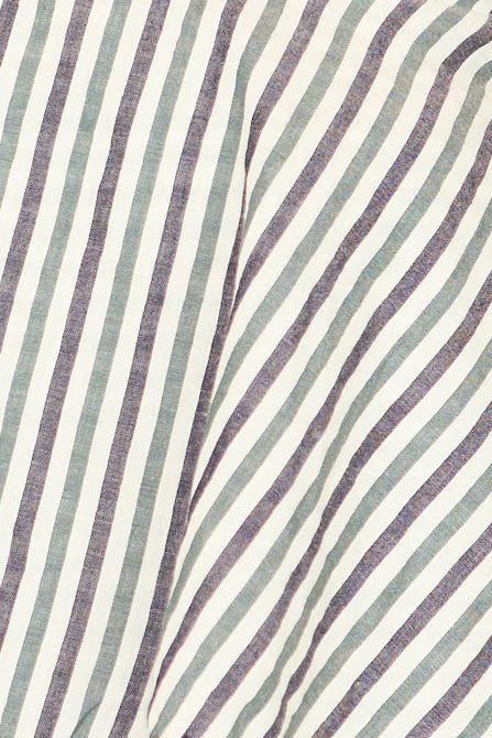 Mirth Clare Ruffle Top in Dune Stripe