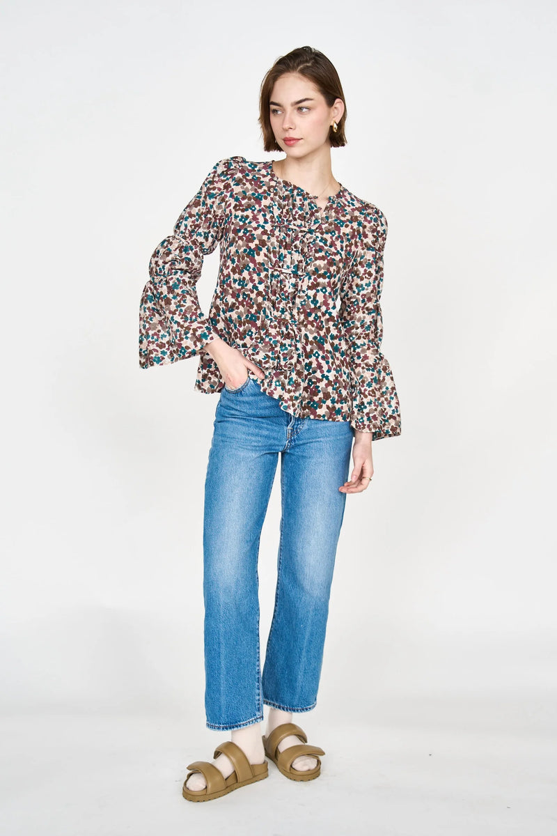 Mirth Fez Blouse in Amaryllis