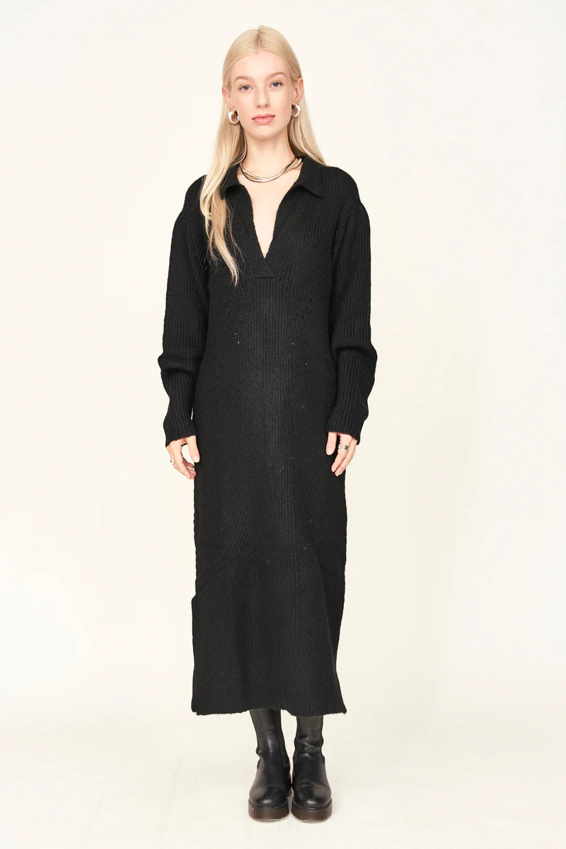 Mirth Jaskson Sweater Dress in Black