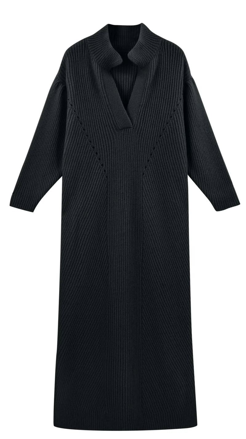 Mirth Jaskson Sweater Dress in Black