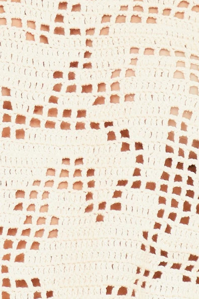 Mirth Madrid Crochet Tunic in Natural