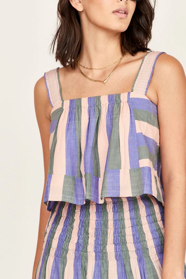 Mirth Monaco Tank in Carnival Stripe