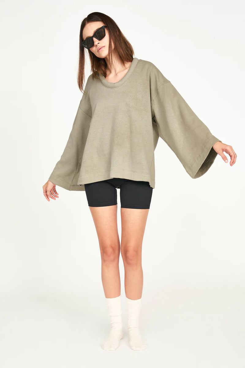 Mirth Stower Sweatshirt in Sagebrush