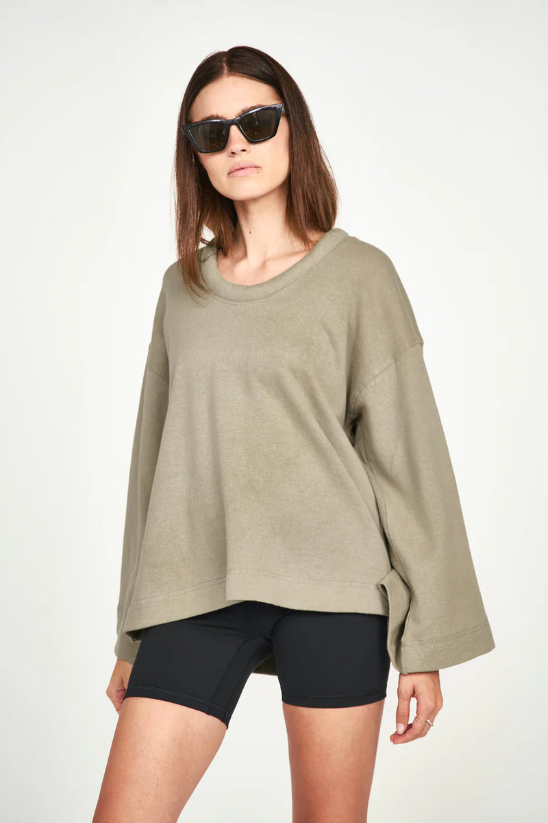 Mirth Stower Sweatshirt in Sagebrush