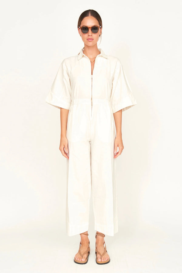 Mirth Terlingua Jumpsuit in Salt