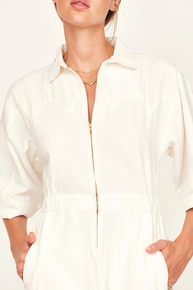 Mirth Terlingua Jumpsuit in Salt