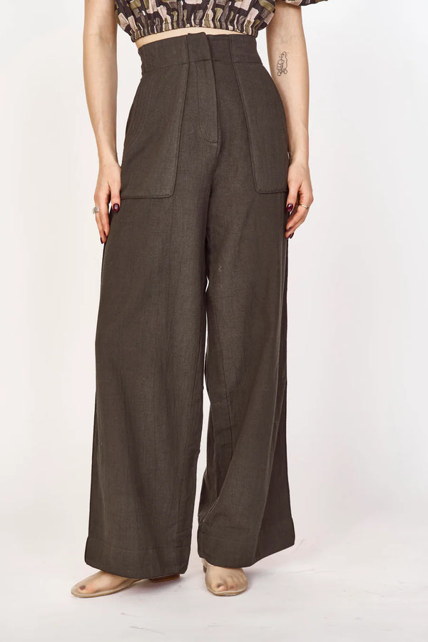 Mirth Tivot Pant in Black Olive