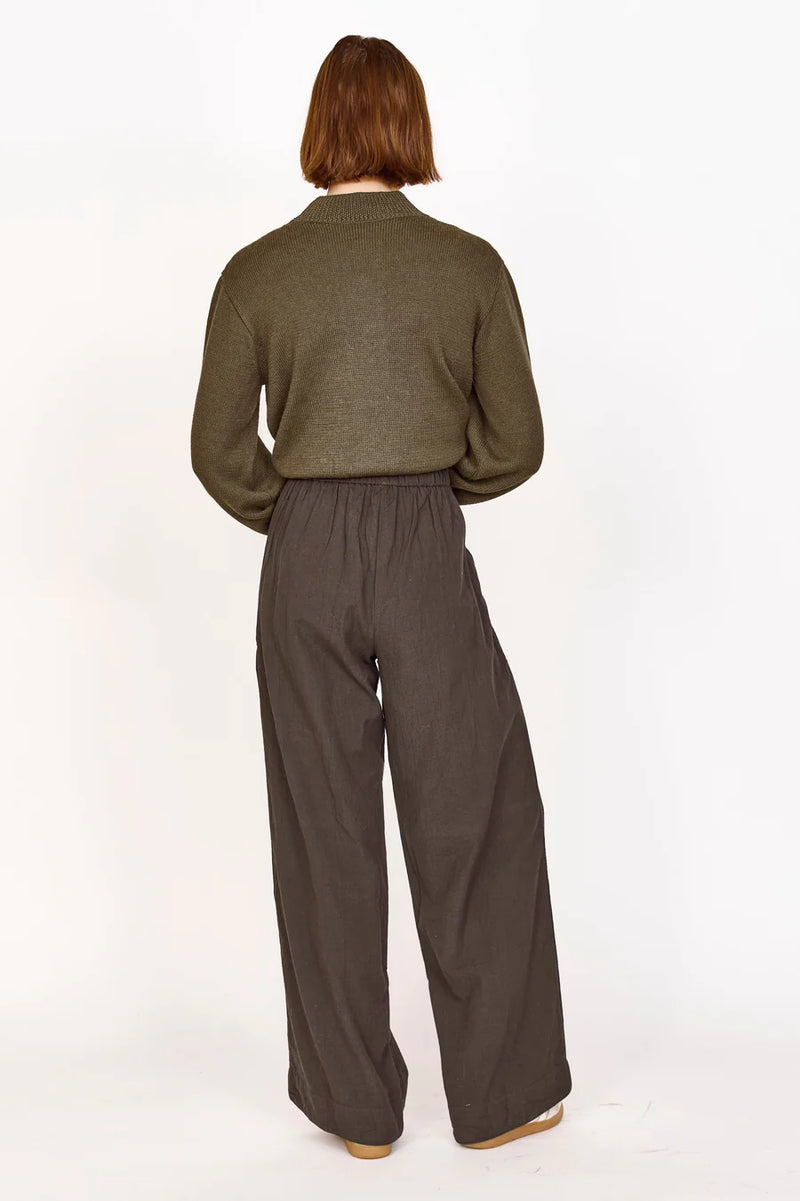 Mirth Tivot Pant in Black Olive