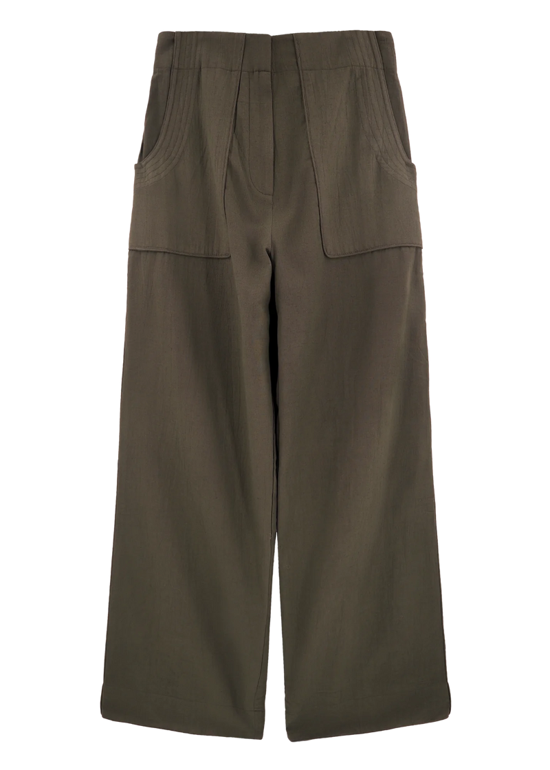 Mirth Tivot Pant in Black Olive