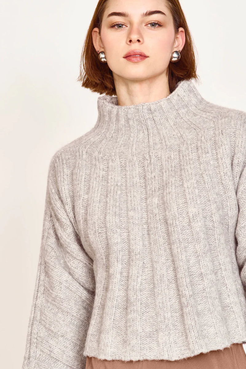 Mirth Winslow Sweater in Dove Grey