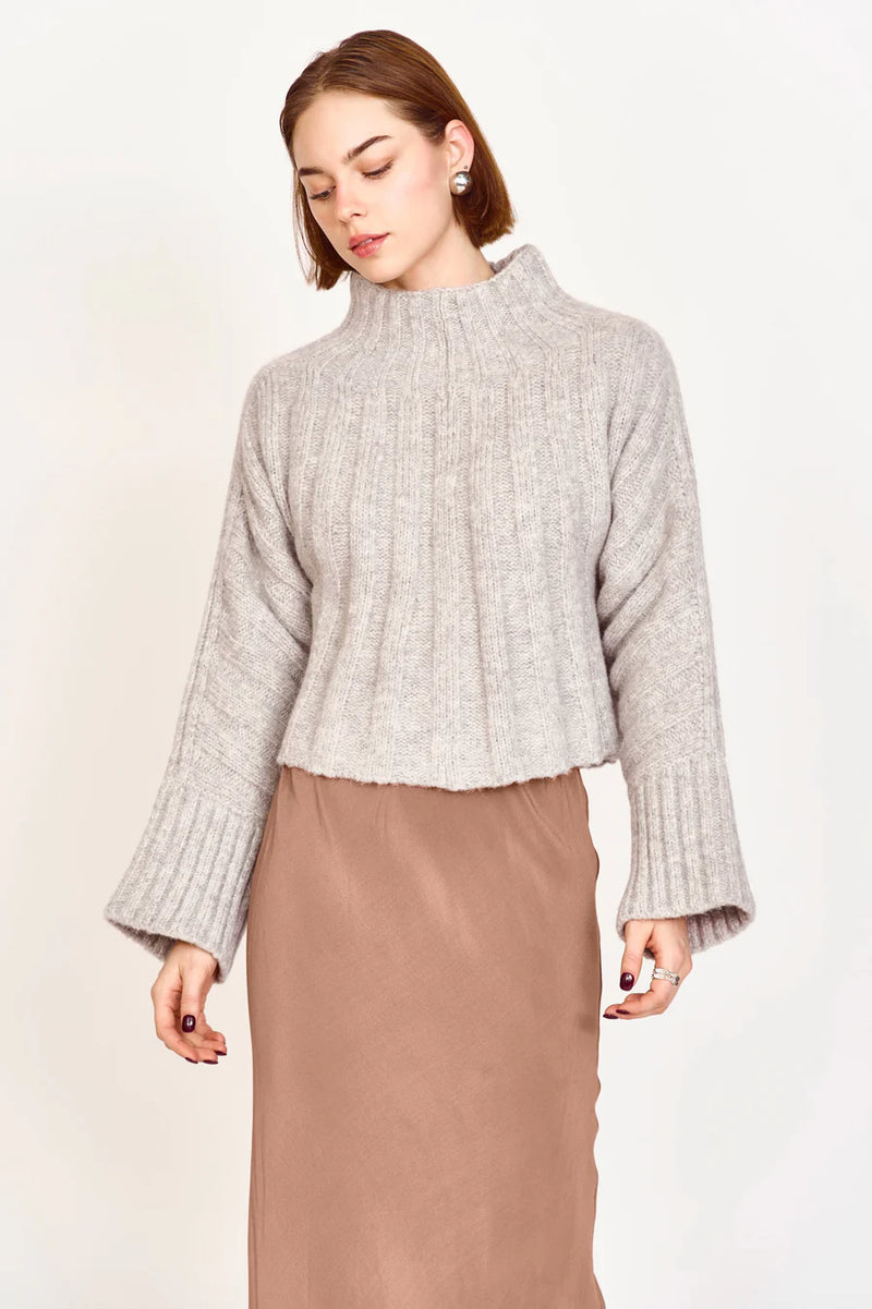 Mirth Winslow Sweater in Dove Grey