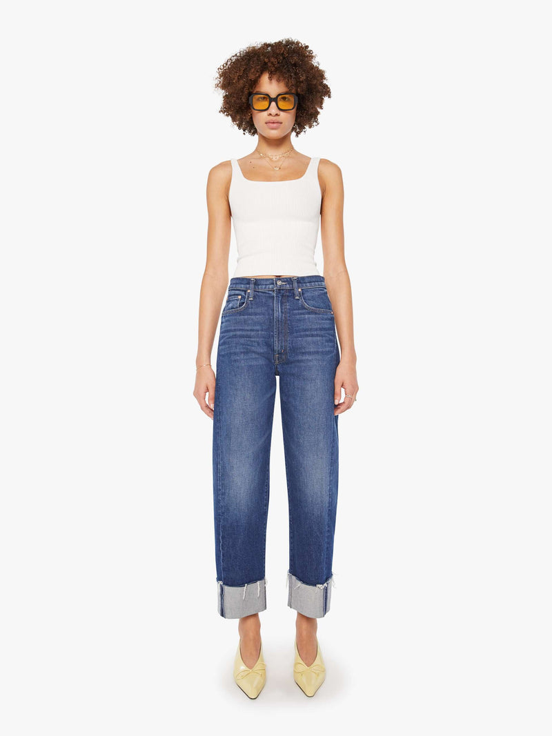 Mother The Half-Pipe Ankle Cuff Fray Perfectly Imperfect