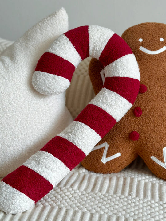 Busa Designs Mr. Gingerbread Shaped Pillow