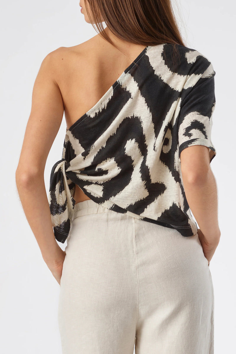 Mr Mood Mrs Knot Top Floaty Black
