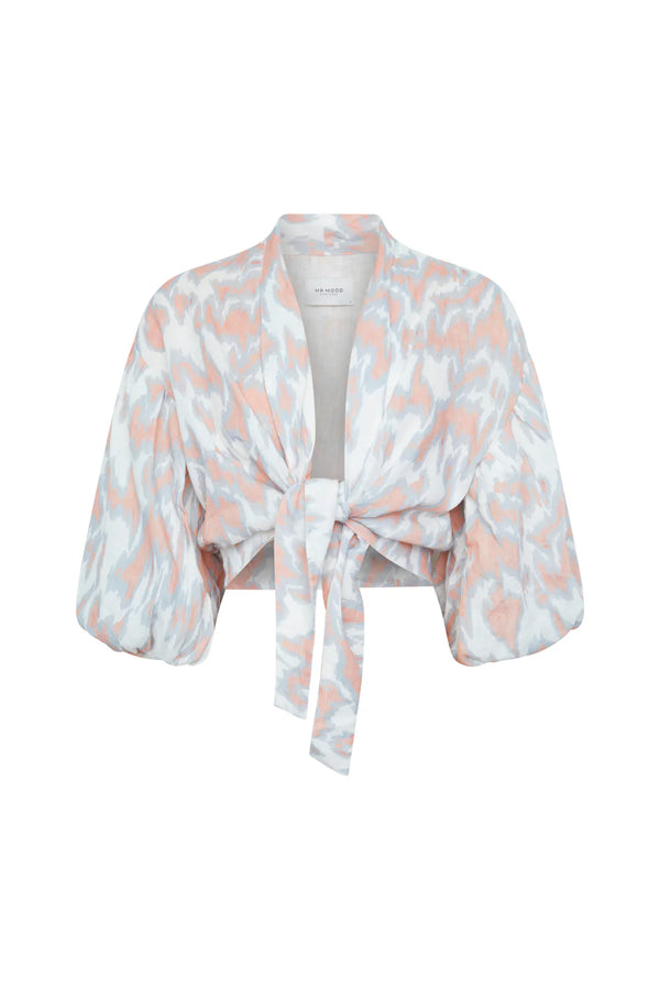 Mr Mood Mrs Mabe Top Printed Ocean Printed