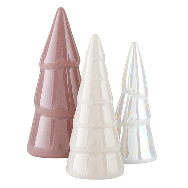 Creative Brands CeramicTreeSet-Blush/setof3