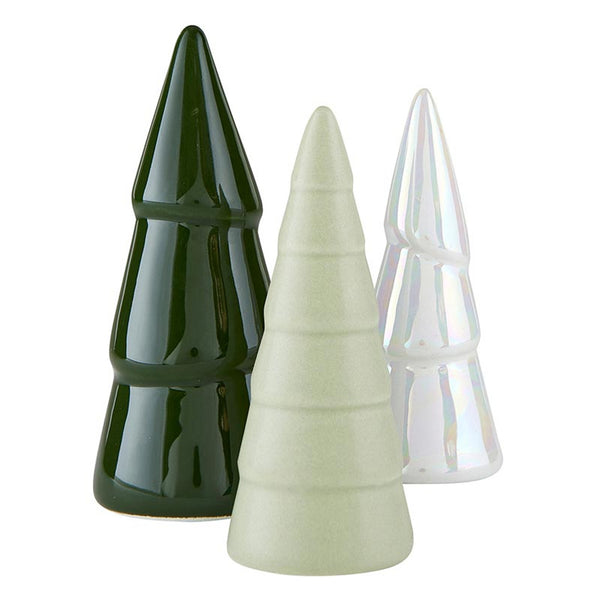 Creative Brands CeramicTreeSet-Green/Setof3