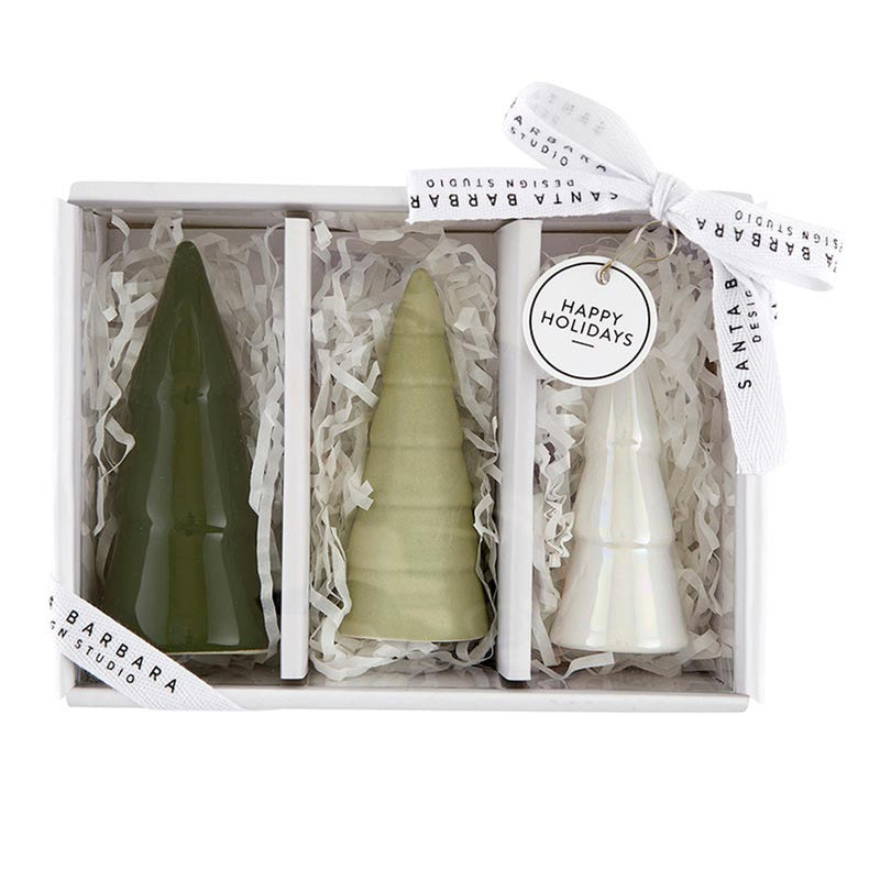 Creative Brands CeramicTreeSet-Green/Setof3