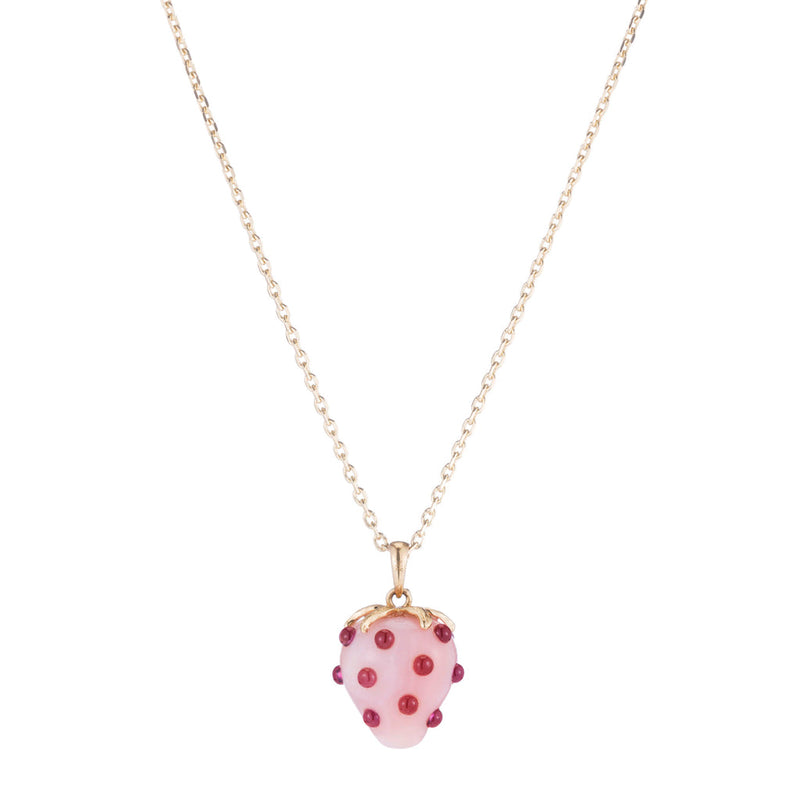 Ariel Gordon Jewelry Strawberry Opal Pendant