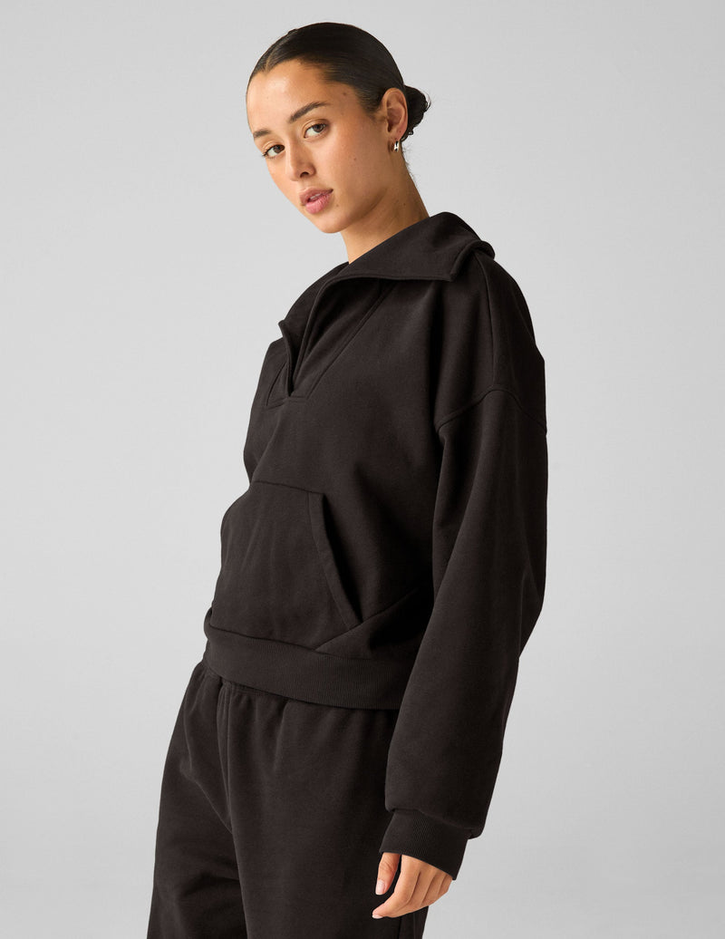 Beyond Yoga Street Smart Pullover Black