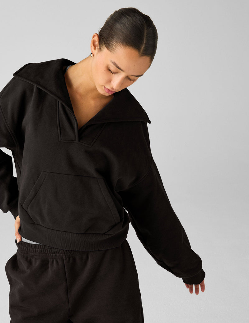 Beyond Yoga Street Smart Pullover Black