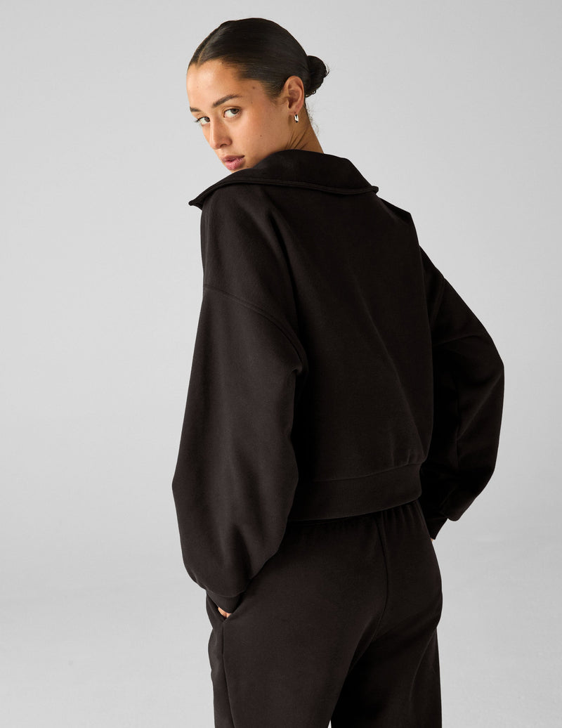 Beyond Yoga Street Smart Pullover Black