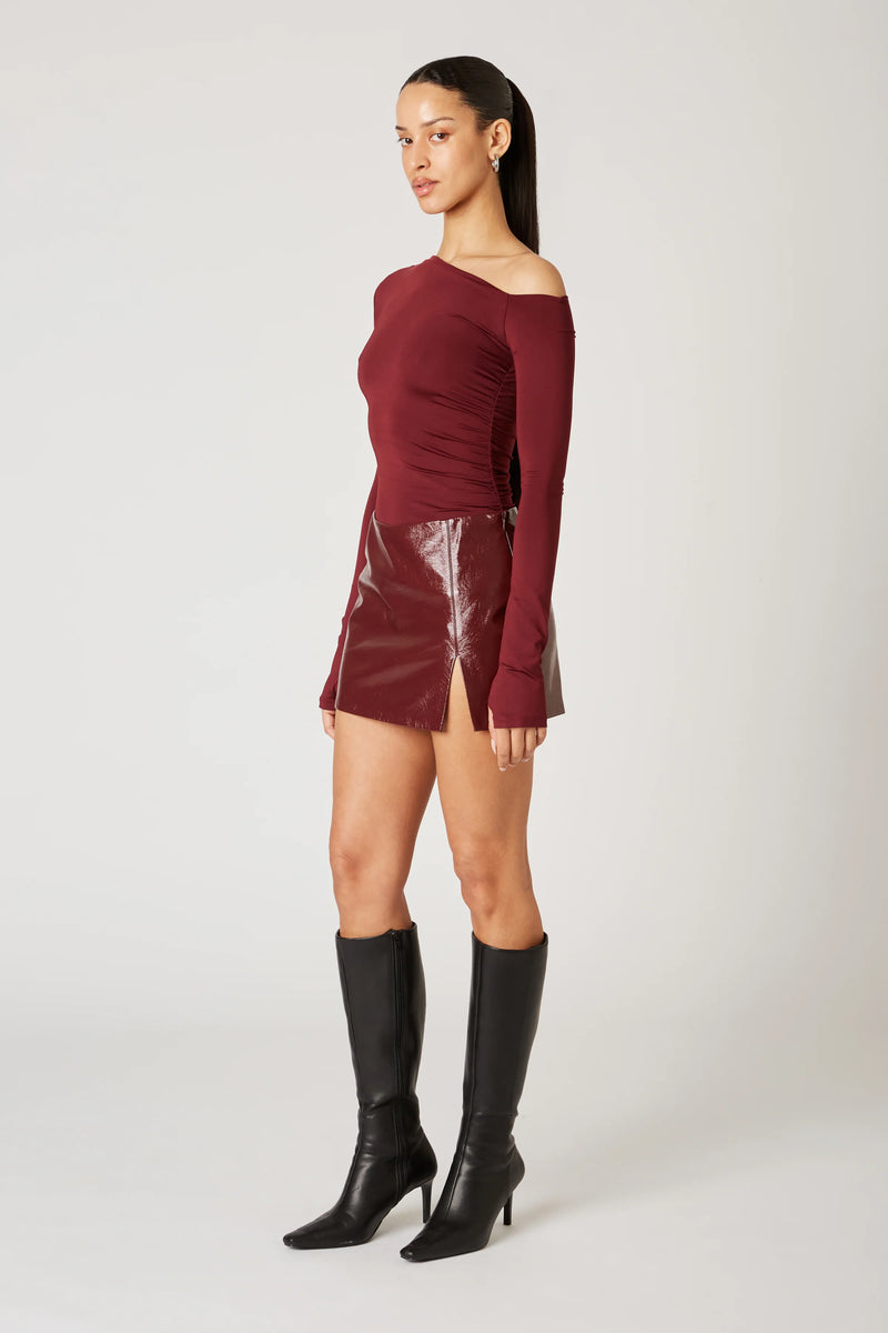 NIA Cleo Top Oxblood