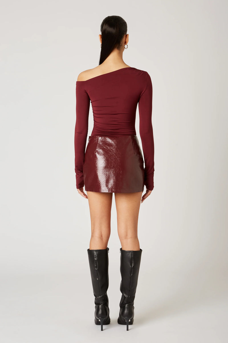 NIA Cleo Top Oxblood