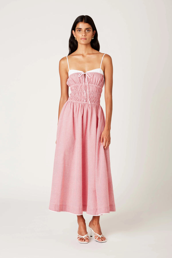 NIA Thomas Dress Red