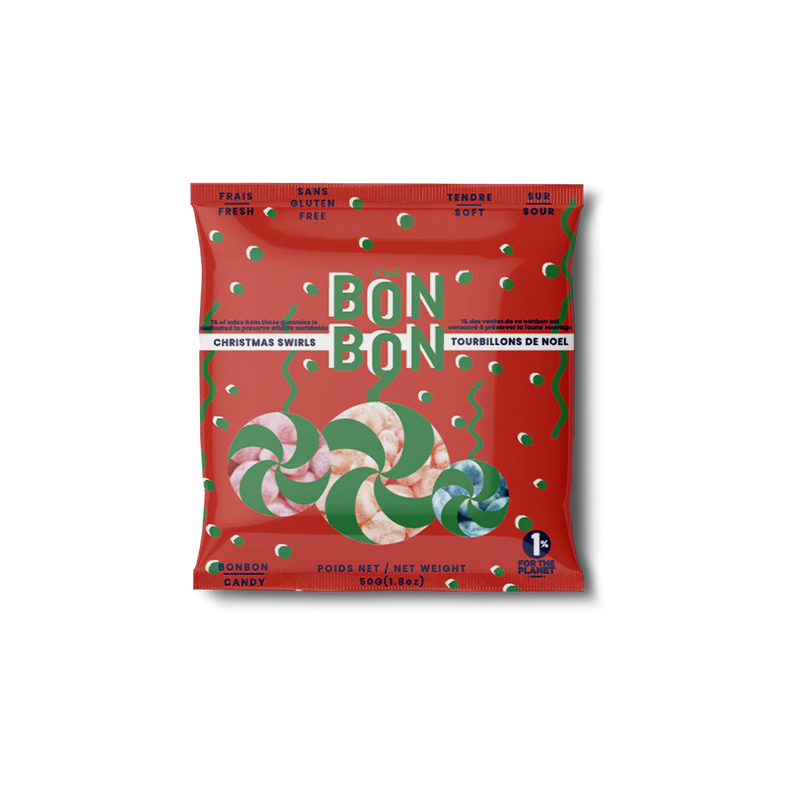 La boite a bonbons Tourbillons de Noel / Christmas Swirls