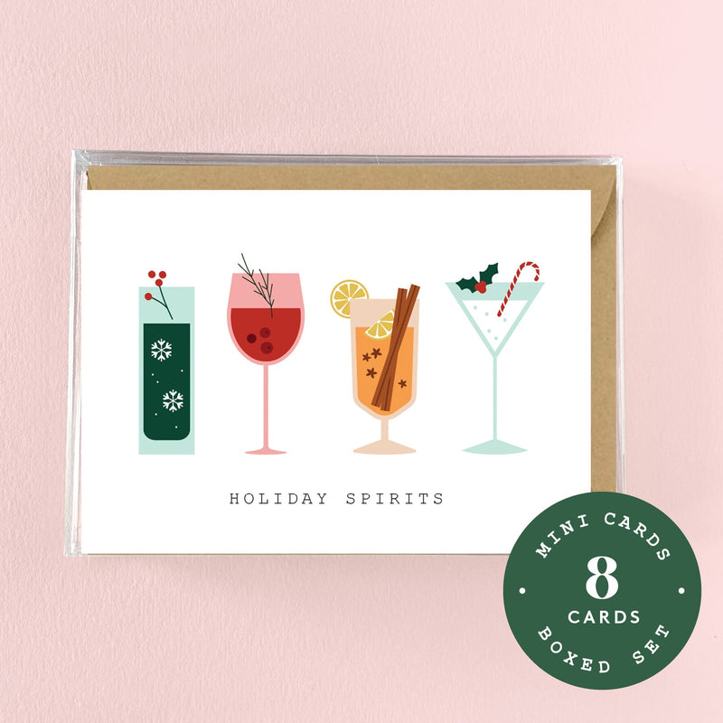 Spaghetti & Meatballs Holiday Spirits Mini Boxed Set - 8 Cards